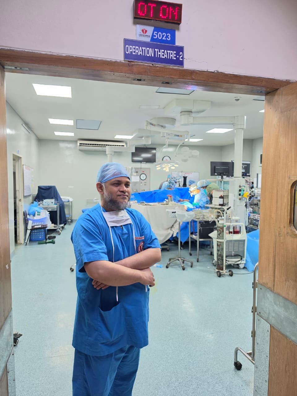 Prof. Dr. Md. Rokonujjaman (Selim) in OT scrubs (5)