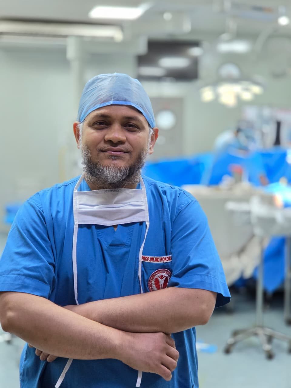 Prof. Dr. Md. Rokonujjaman (Selim) in OT scrubs (6)
