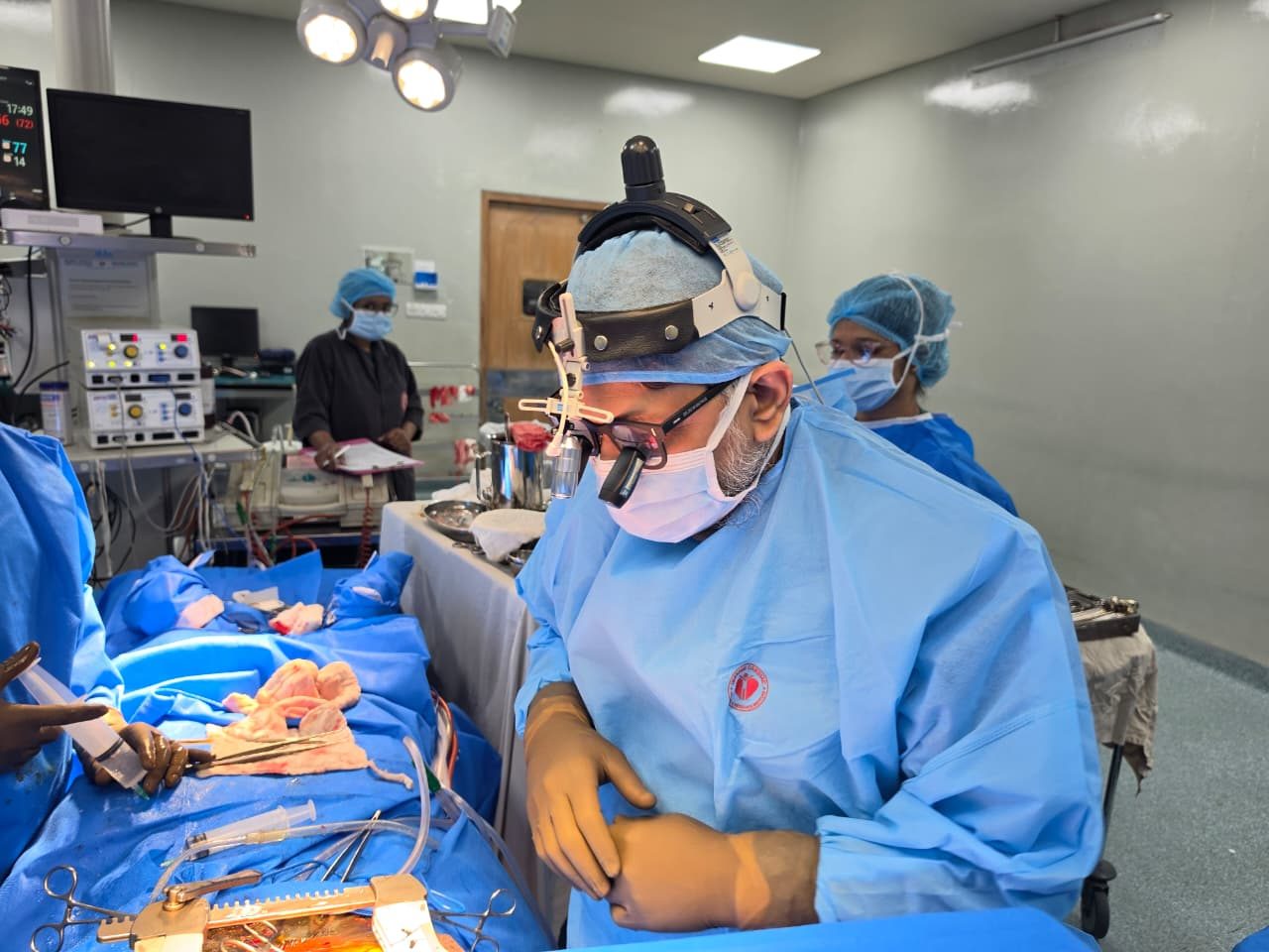 Conventional open-heart surgery